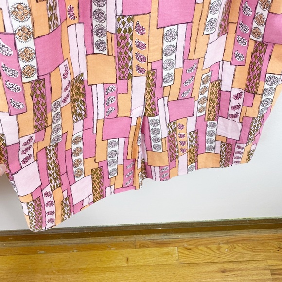 ❌SOLD❌VTG 60s Handmade Novelty Print House Dress - Picture 11 of 11